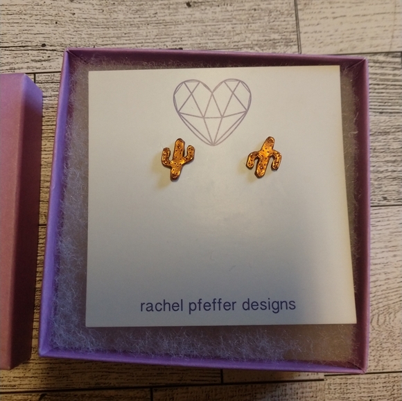Rachel Pfeffer Designs Jewelry - Cactus Studs hand carved saguaro cactus studs handmade by Rachel Pfeiffer